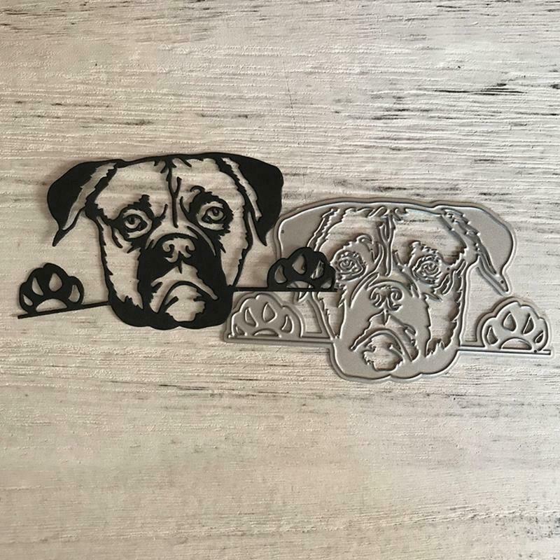 Sleepy Puppy Metal Cutting Dies Stencil Scrapbooking DIY Album Stamp Paper Card