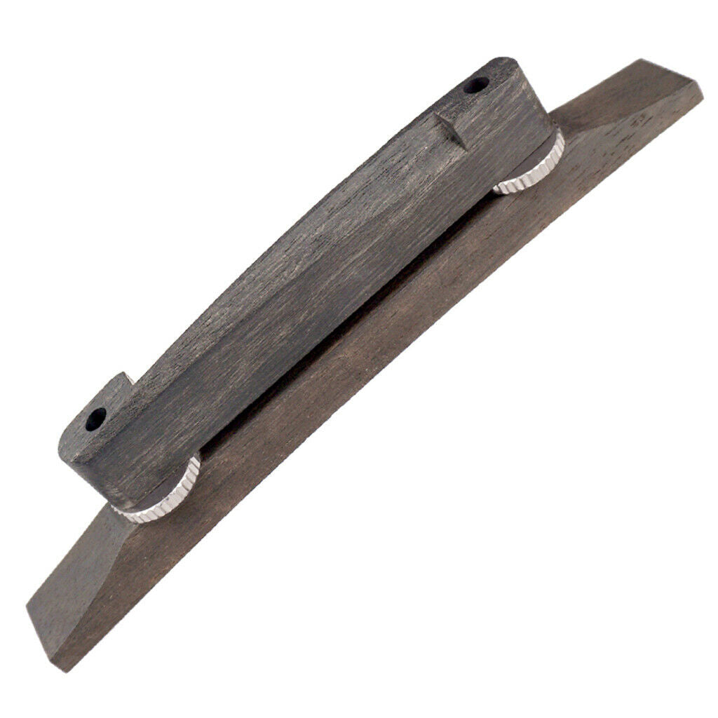 Adjustable Rosewood Wood Guitar Bridge for Archtop Jazz Guitar Luthier Tool