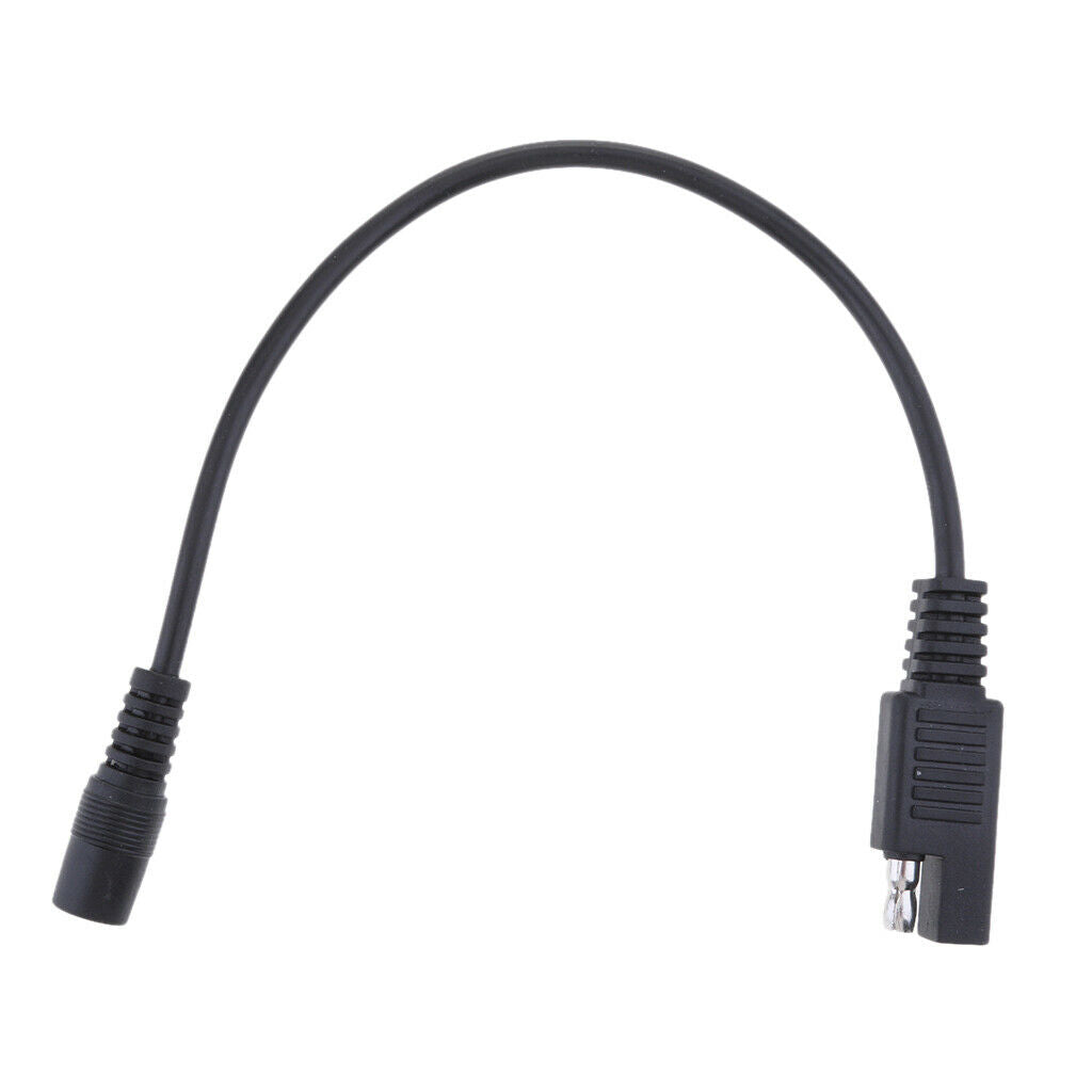 2x 10 '' SAE to DC 5.5x2.1mm Coax Female 20AWG Cable Motorcycle  Clothing
