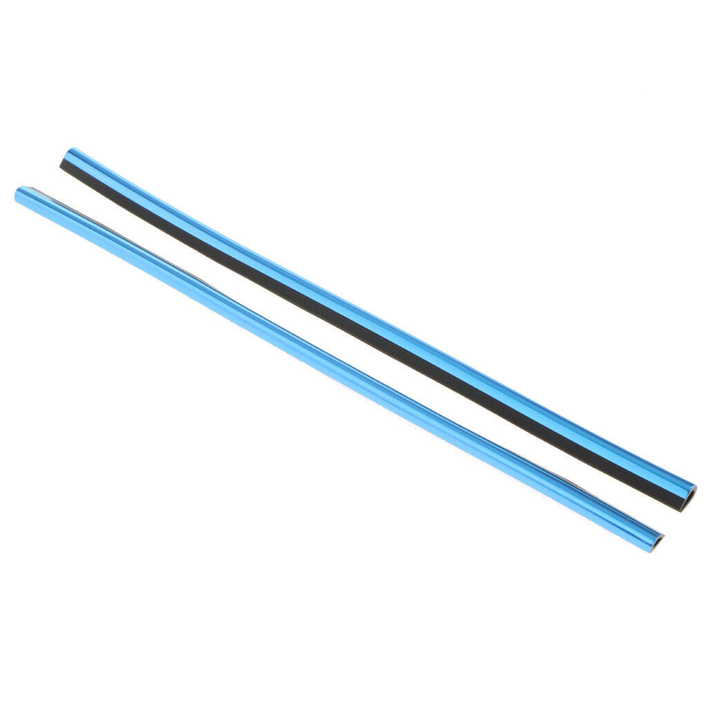 20pcs/set Car Chrome Air Conditioner Outlet Vent Trim Grille Strip Red+Blue