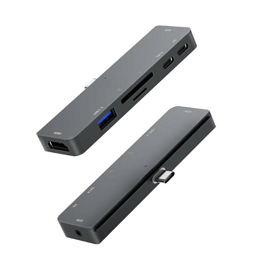 7in1 USB-C Hub Multiport USB 3.0 PD Charge Docking Station HUB for MacBook
