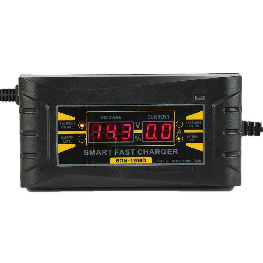 12V 10A Circuit Protection MCU Controller PWM Charging Mode Battery Charger-USA
