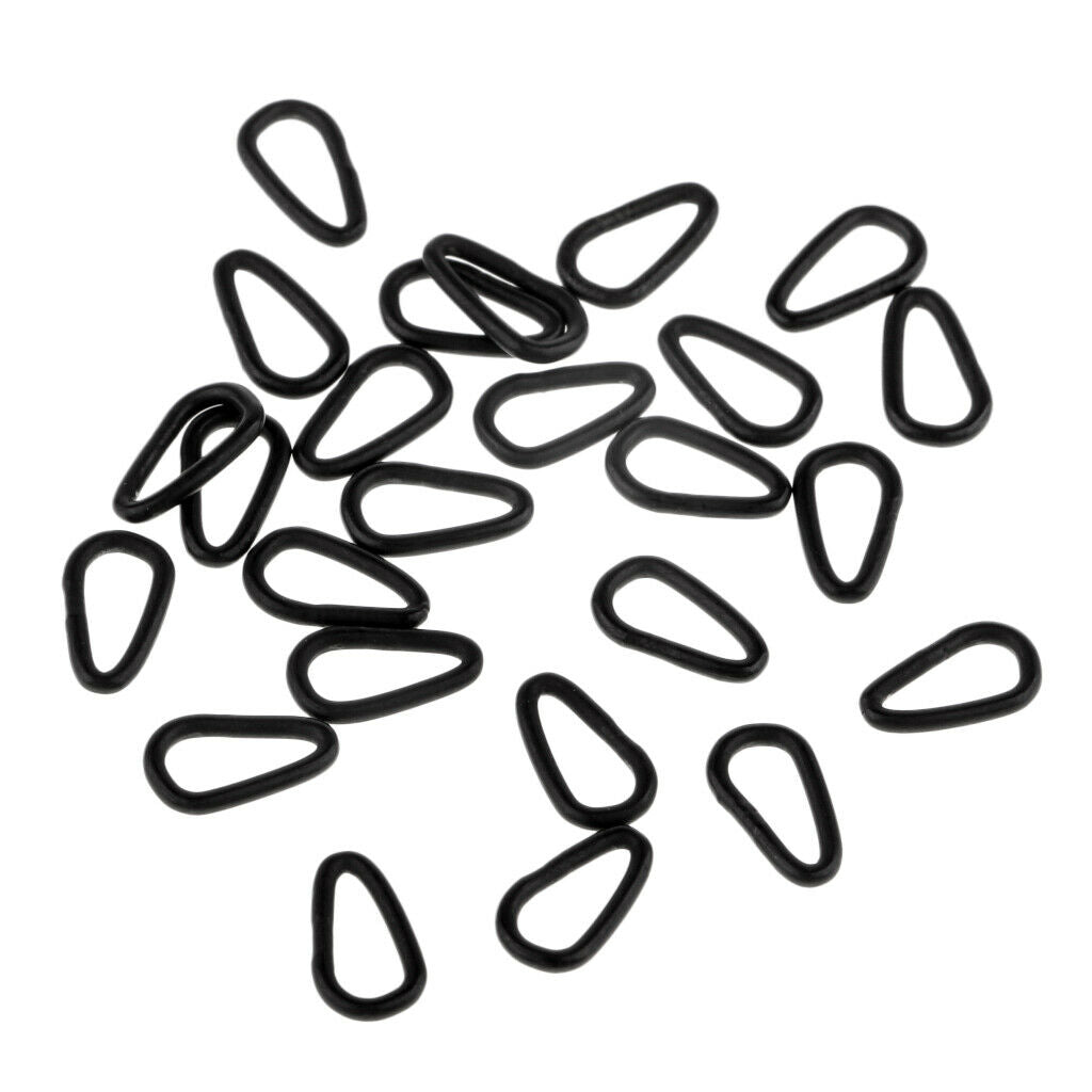Prettyia   25pcs   Carp   Fishing   Rig   Rings   Links   Loops   Quick   Change