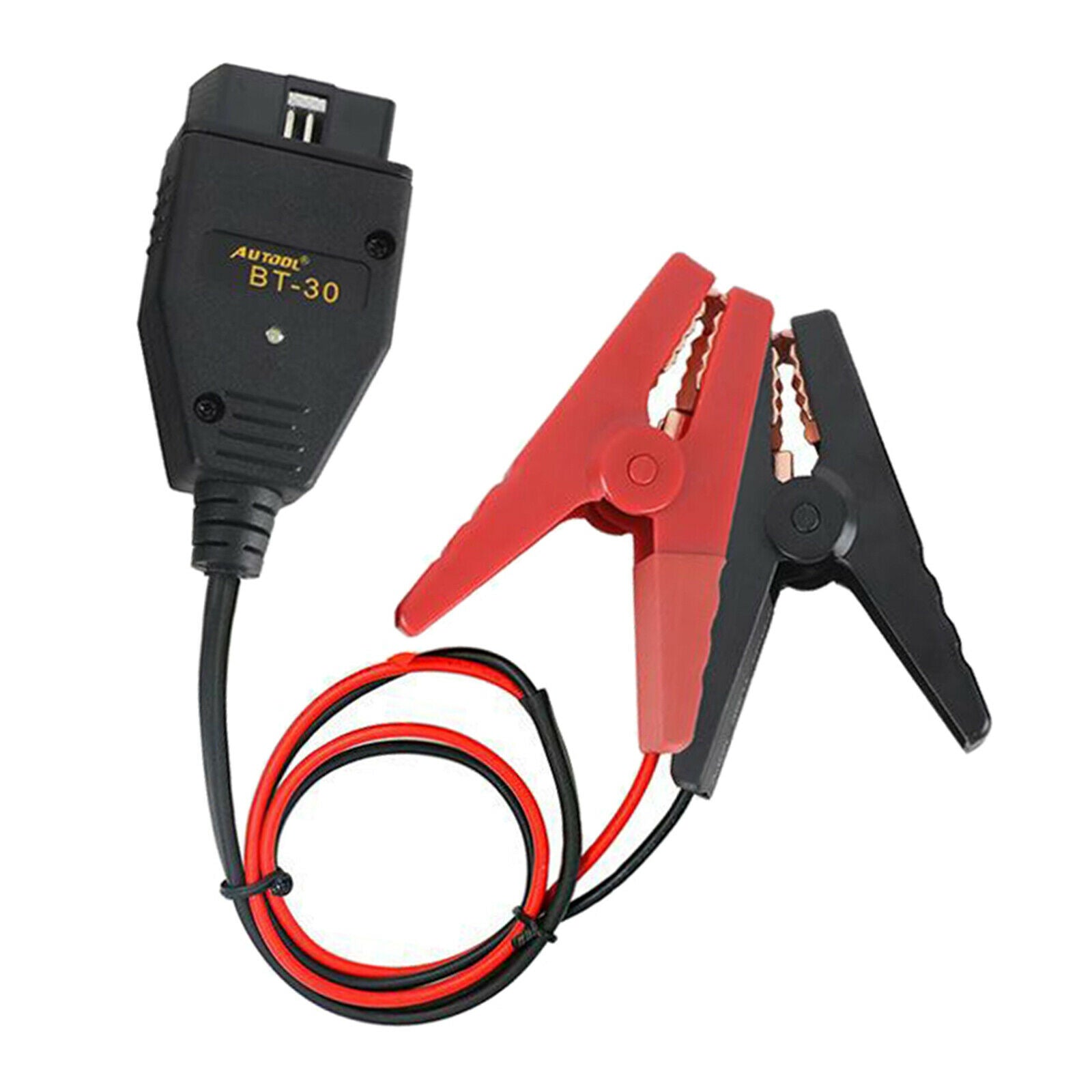 Alligator Clip OBD2 Connector Car ECU Memory Saver Battery Replace Tool