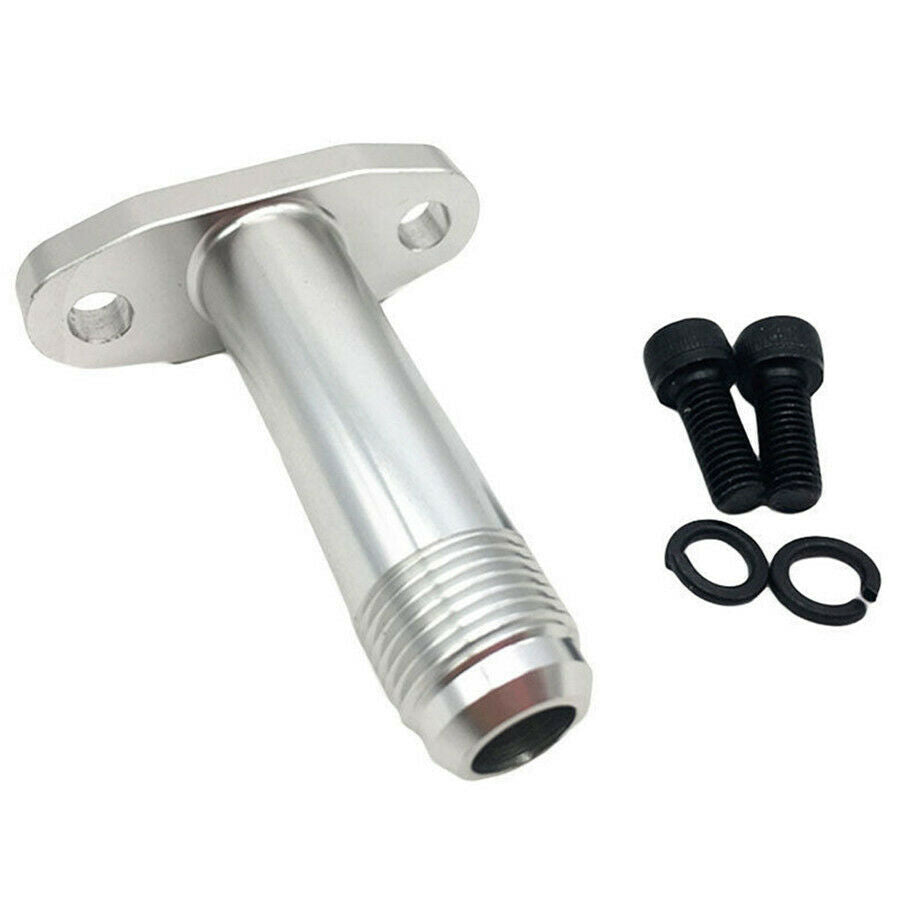 51mm Extended 10 AN Turbo Drain Fitting Fits T3 T4 T04B Turbochargers Flange