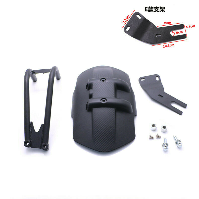 Black Rear Wheel Fender Mudguard Mud Guard For Yamaha Off-road Street Dirt Bike