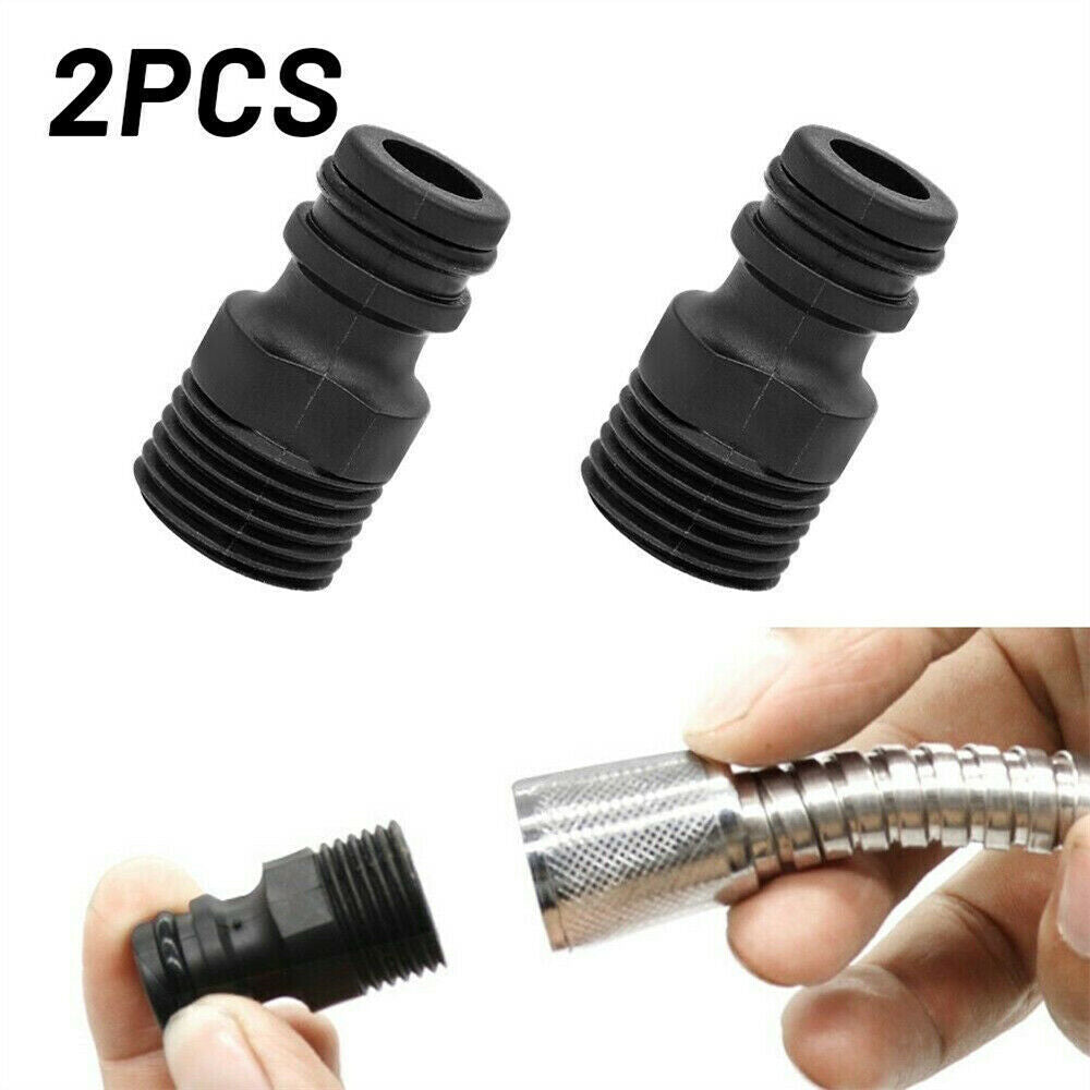 2x Thread Pipe Nipple Fitting car wash water gun connector Industrial connector
