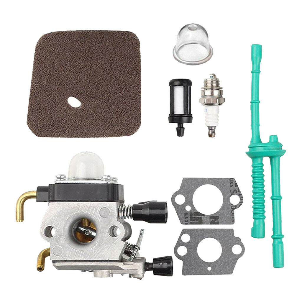 Carburetor Air Filter Fuel Line Kit for FS45 FS46 FS55 KM55 4140 120 0612