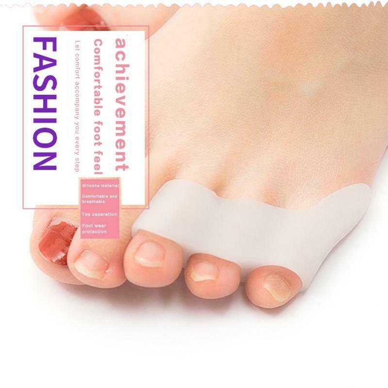 5pcs Pinky Toe Separator and Protectors Triple Gel Toe Separator for Overlapping