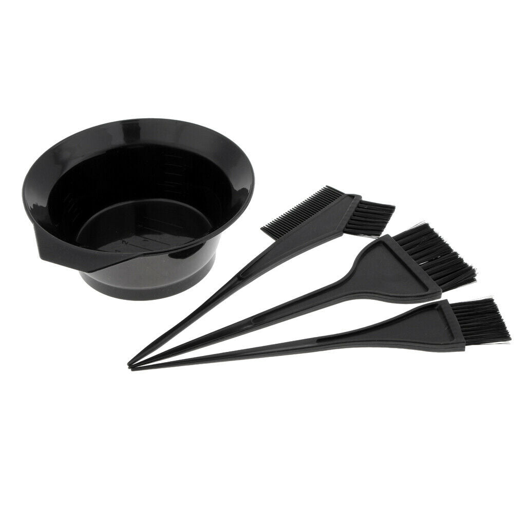Salon Cape and Mixing Bowl Kit Apron For Barbers Easy to Clean 19x20'' Black