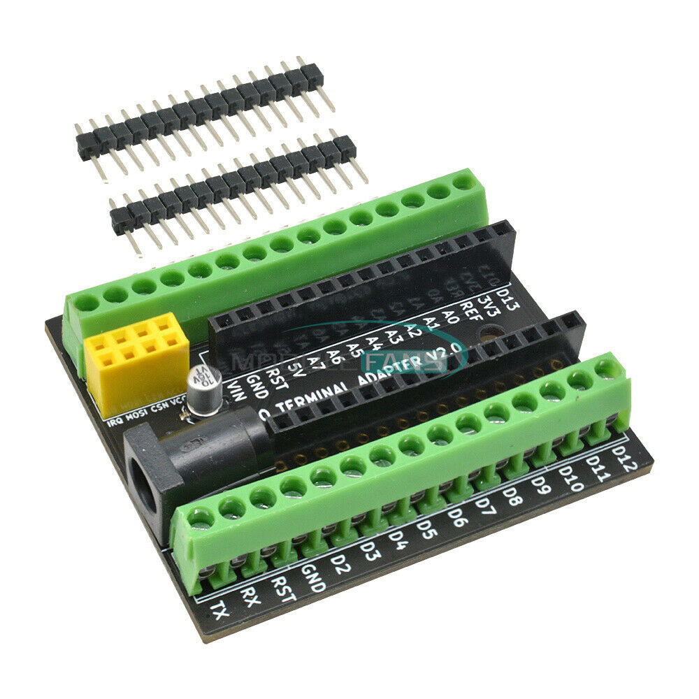 Nano V3.0 Terminal Extension Adapter Board NRF2401+ interface DC Power ATMEGA328