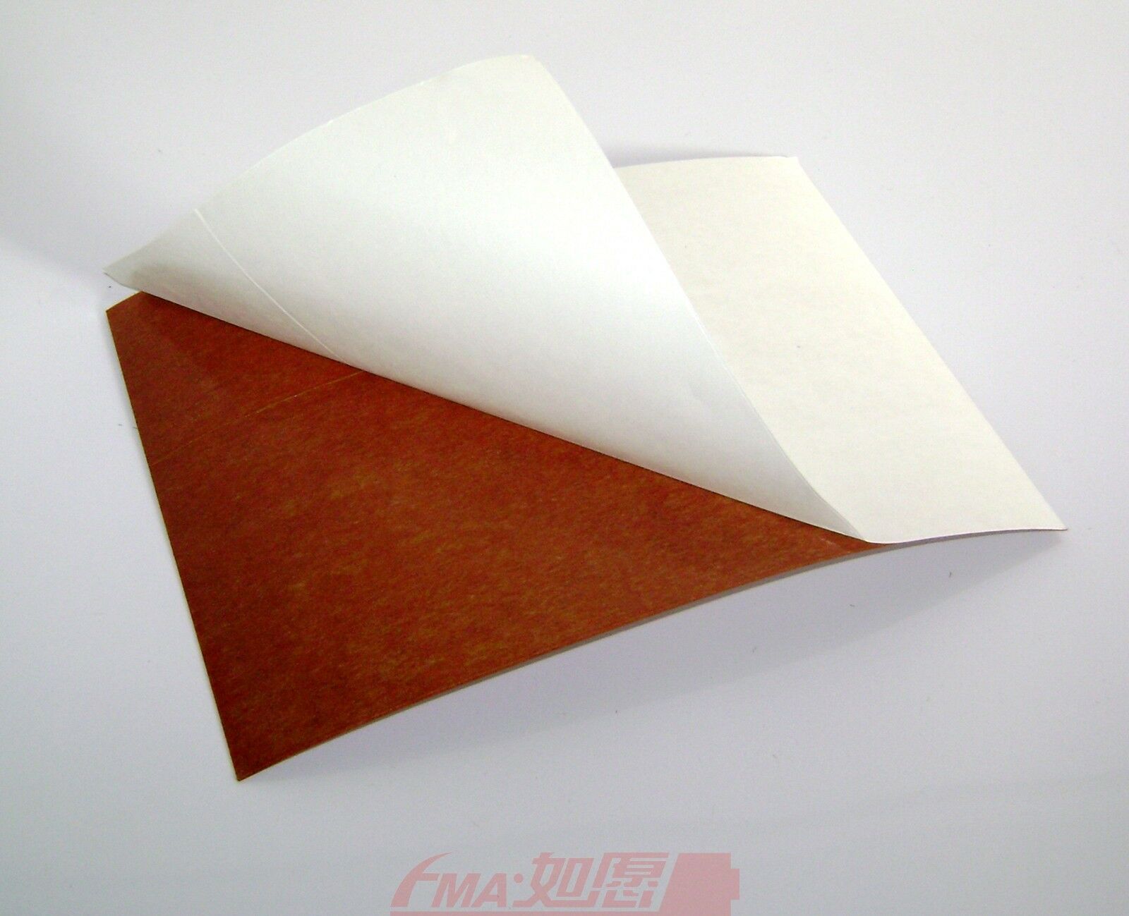 2Pcs Fish Adhesive Paper 0.5*180*250mm for Battery Electrical Insulating Red