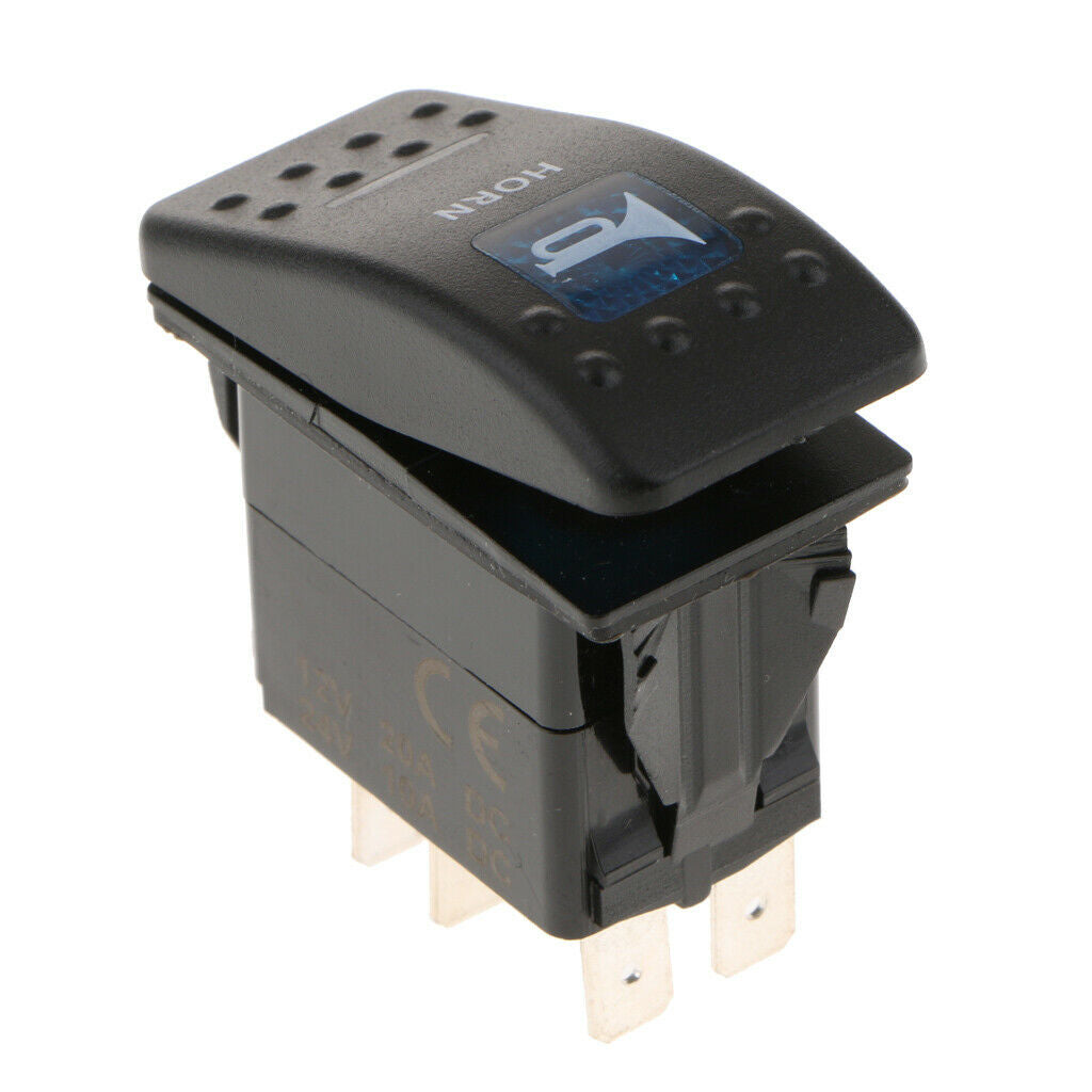 5-pin truck horn rocker switch Ultra-high-end switch Made of ABS + metal