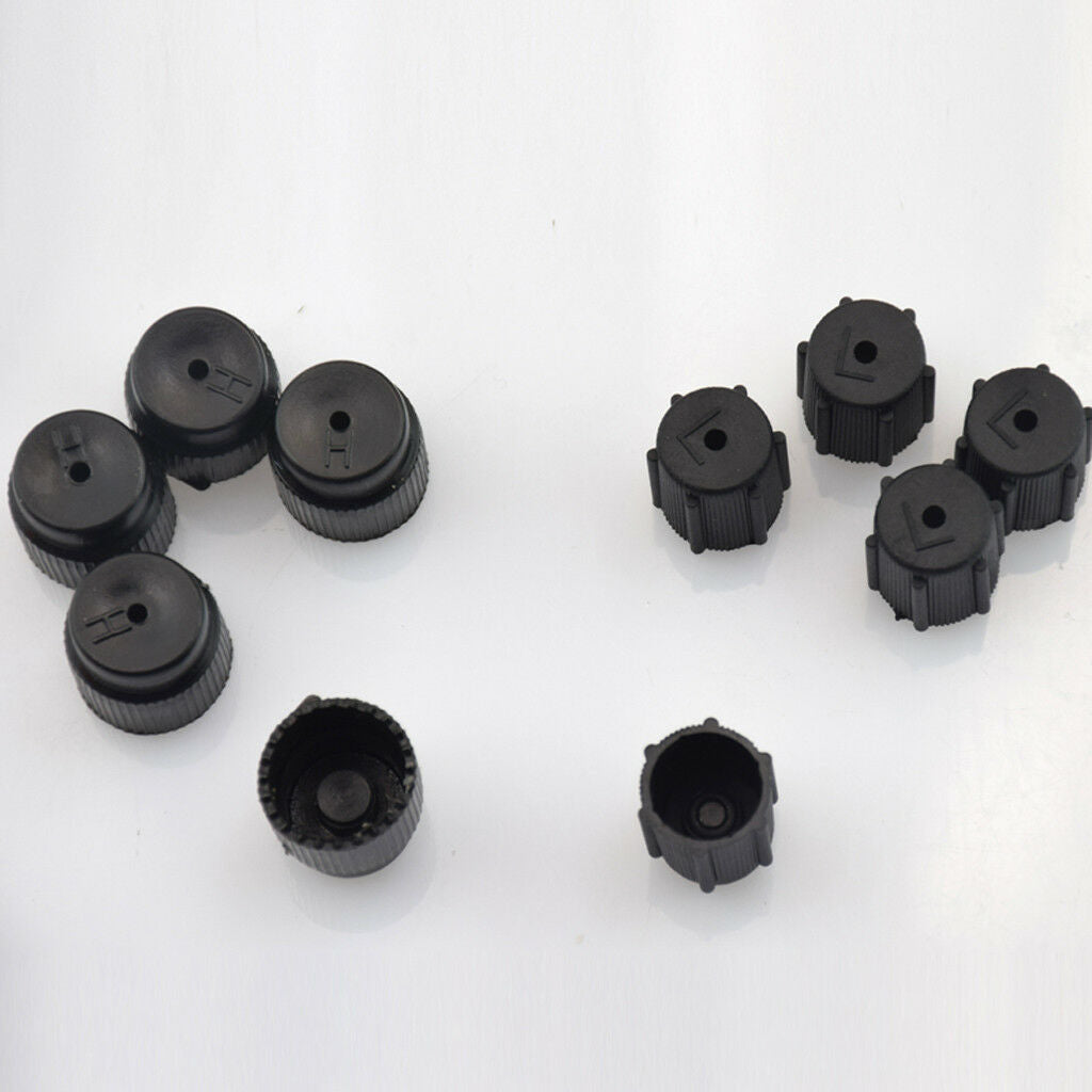 10 Pcs High Low Side AC Valve   Sealing Cover Universal R134a Valve Cover