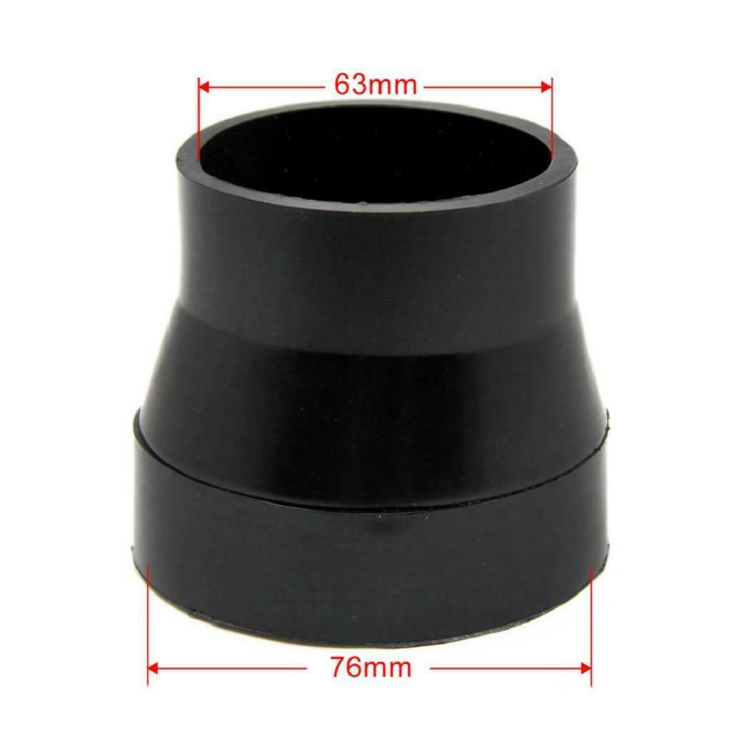 Universal 76-63MM Air Intake Pipe Rubber Hose Reducer Connector for Car Van