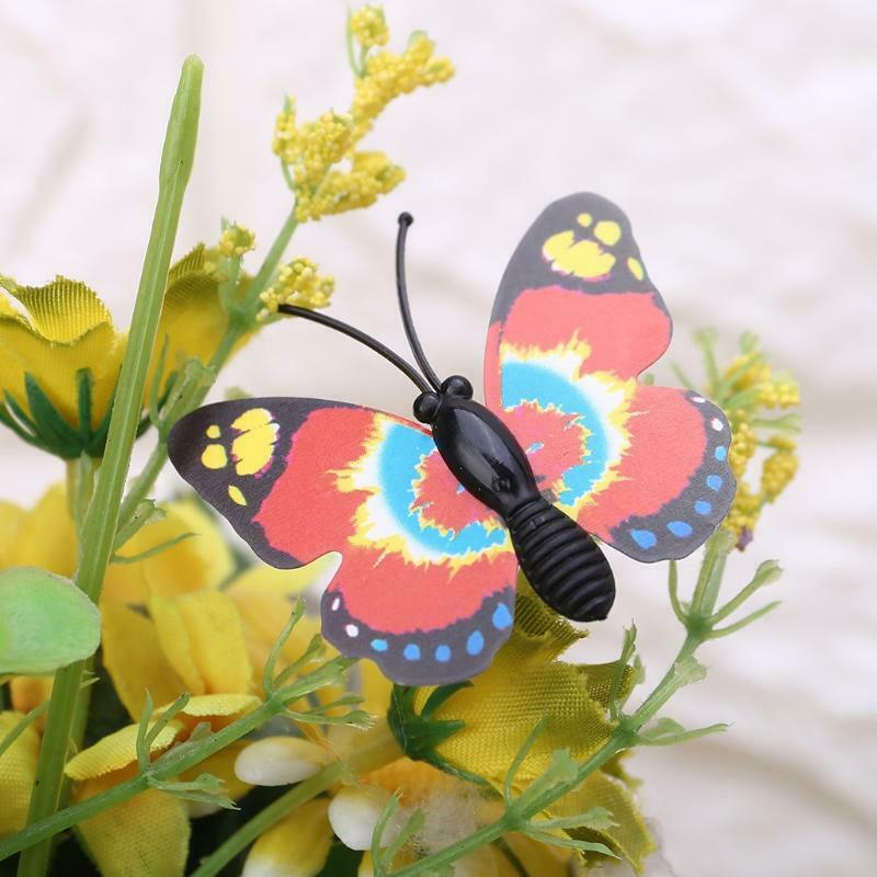 30pcs Butterfly Shaped Pushpin Fixed Wall Decorative Thumbtack Pins DIY School