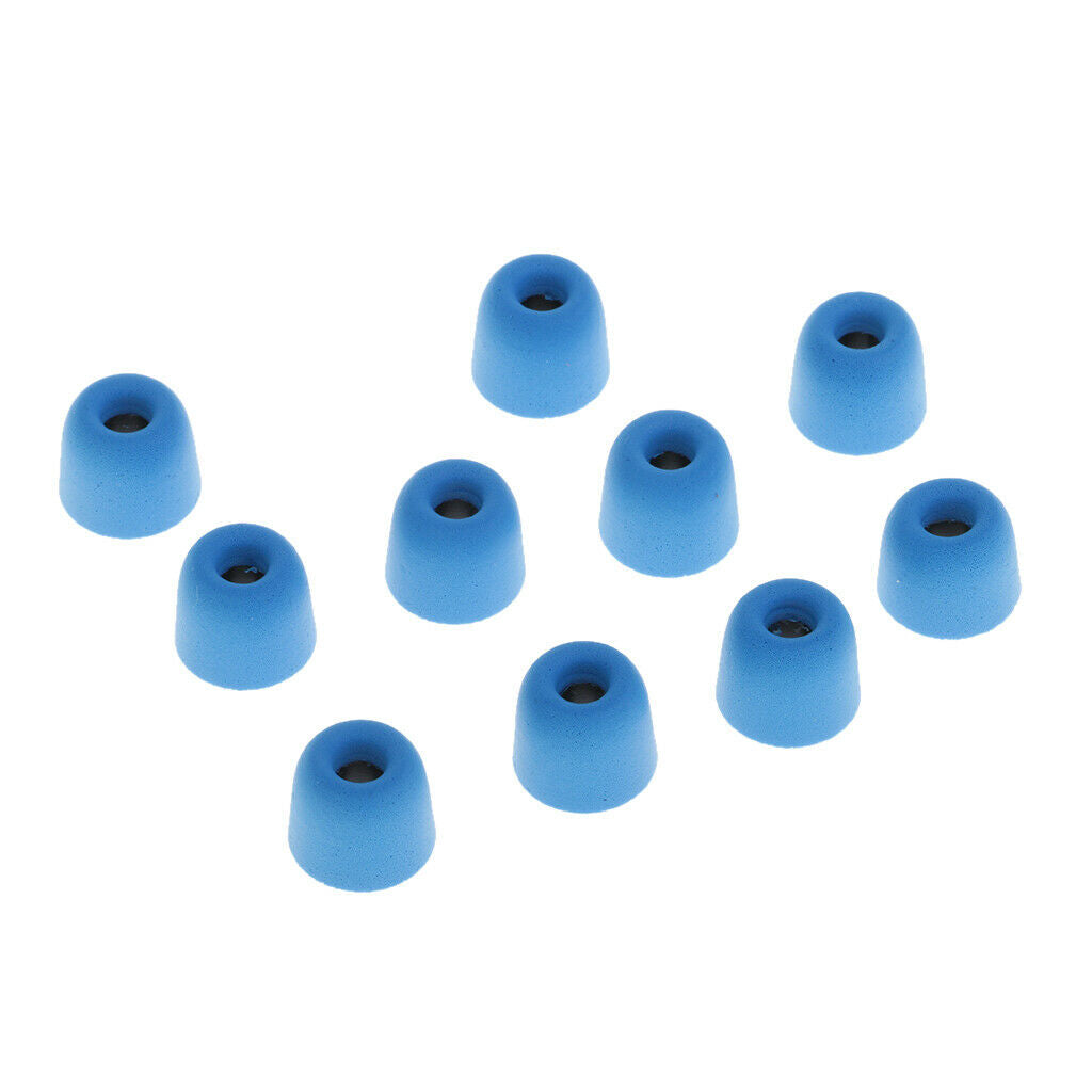 Earbud Memory Foam Eartips Earplug For InEar Headphone 4.5mm blue