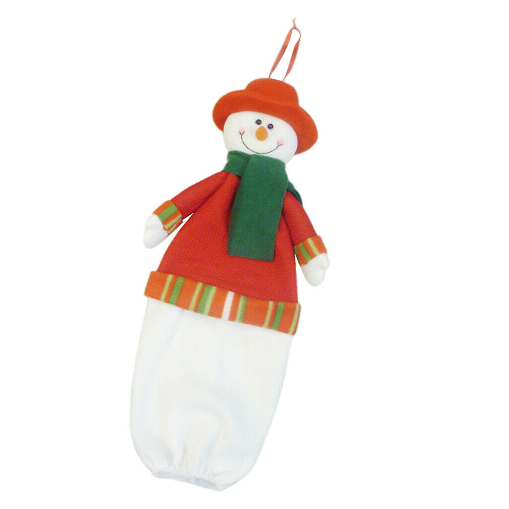 Fashion Snowman Christmas Candy Gift Bags Rubbish Sacks Christmas Party Supplies