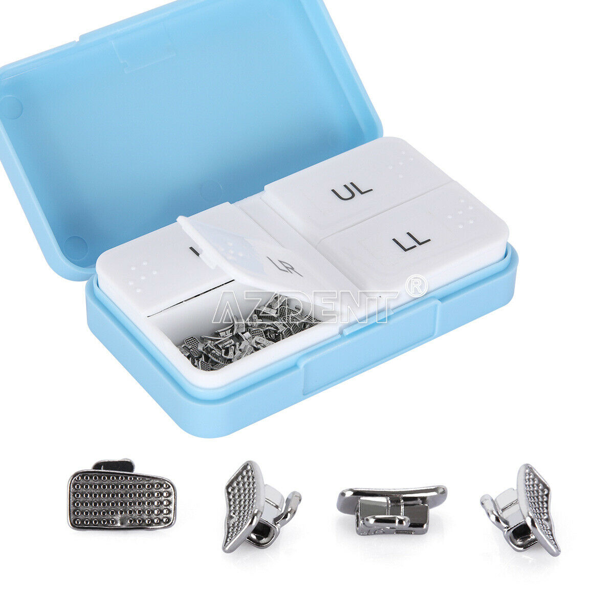 50 Sets Dental 1st Molar Monoblock Non-Convertible Roth 0.018 Buccal Tube Bondab