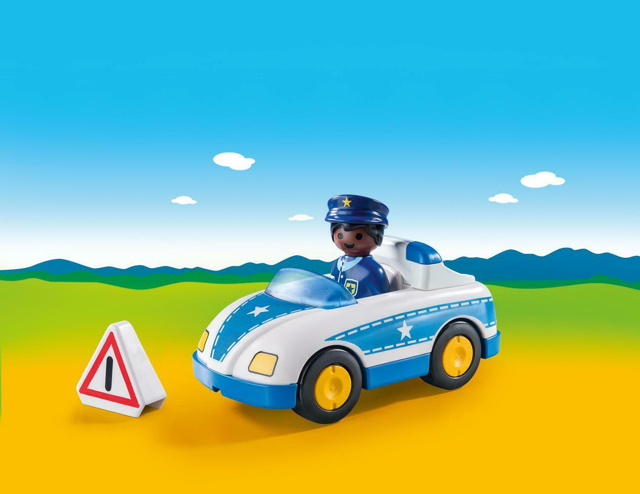 9384 Playmobil Police Car with Trailer Hitch playmobil 1.2.3 Suitable for ages 1