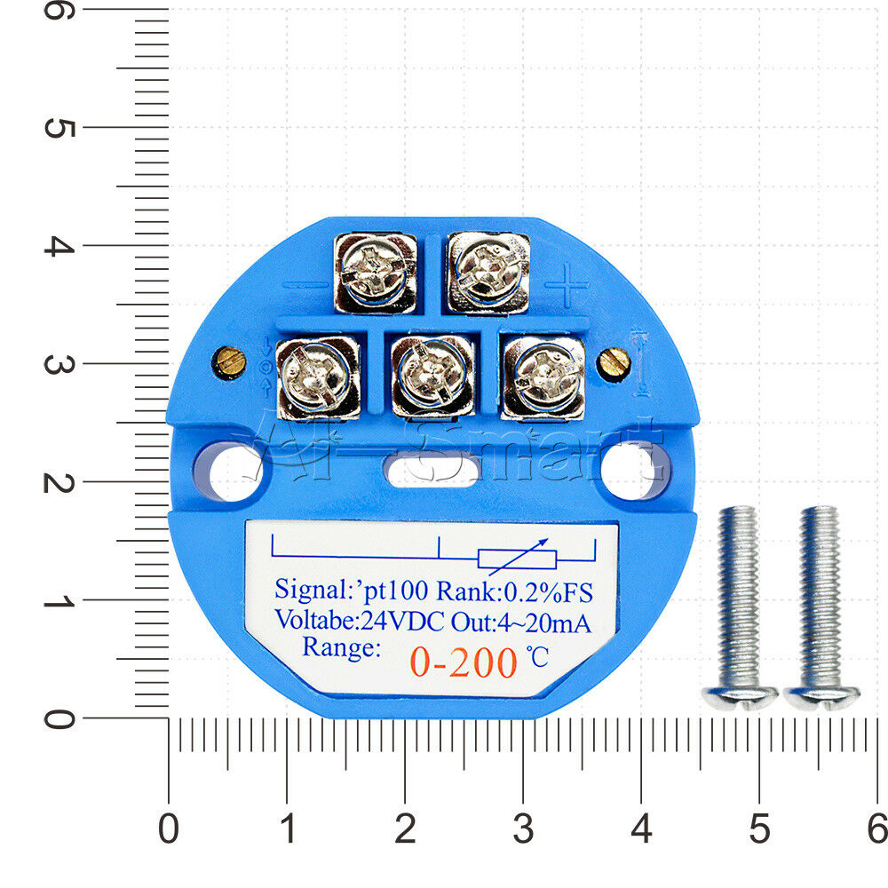 4-20MA 0-200â„ƒ RTD PT100 SBW Temperature Sensor Transmitter Module
