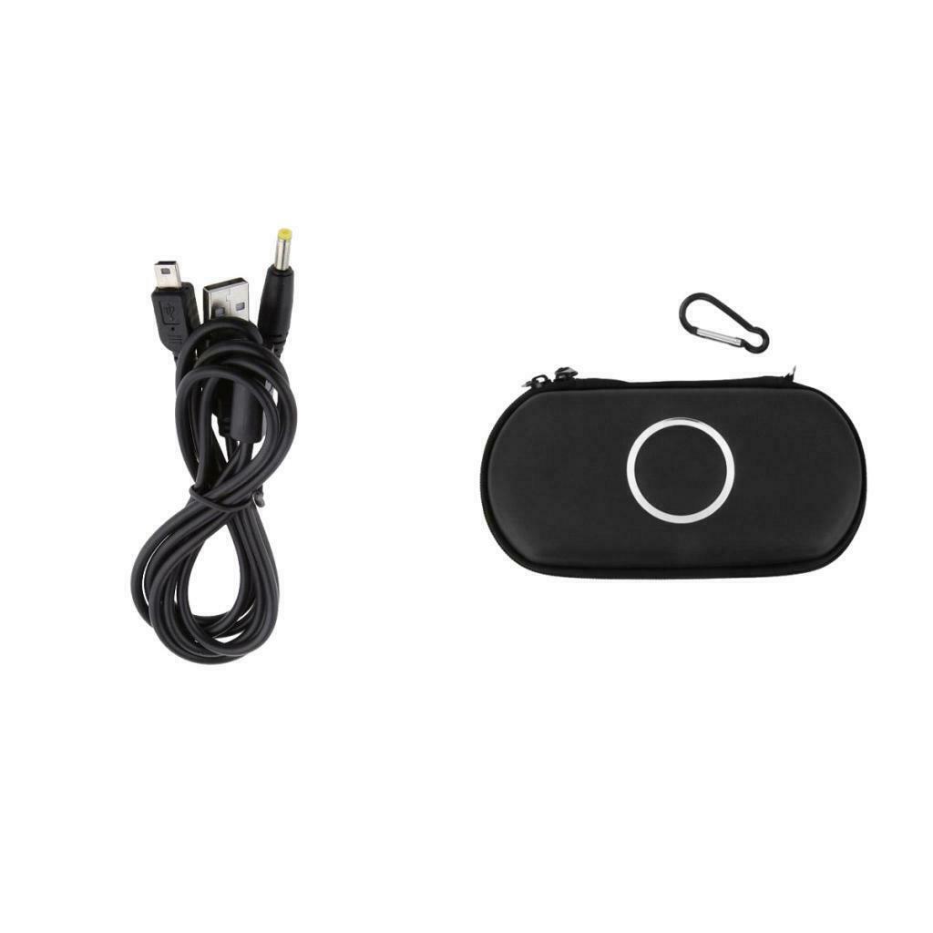 Carry Case Bag Pouch &   USB Charging Cable For SONY PSP 1000 2000 3000