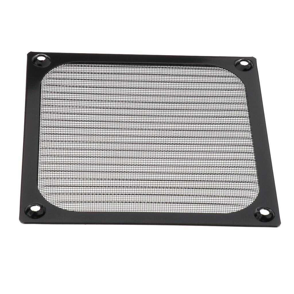 10pcs Aluminum Alloy Fan Filter Dust Guard Cover for PC Case Fan Black 120mm