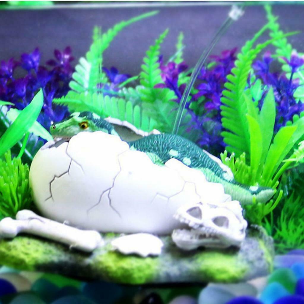 Cute Dinosaur Shell Decor Ornament Reptile Hiding Cave For Fish Tank Reptile