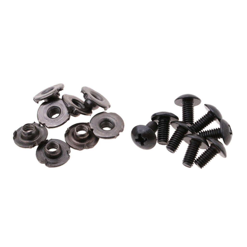 2X 8 Pairs Alloy Inline Skates Screws Nut Bolts Roller Skate Replacement Parts