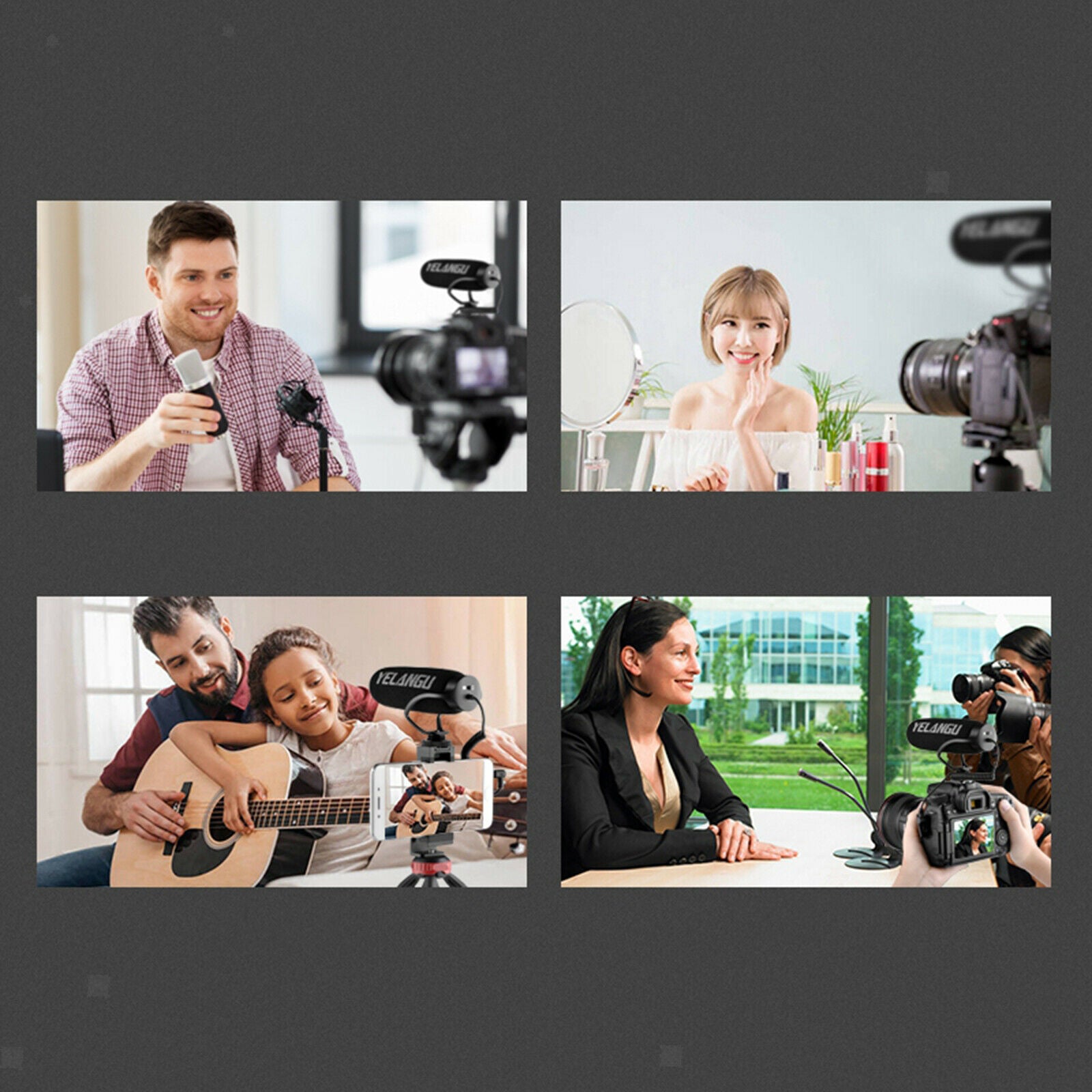 Interview Video Microphone for Canon EOS Cameras Perfect Camera Microphone