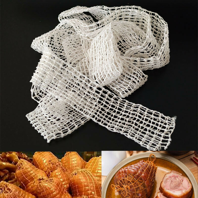 5M Cotton Meat Net Ham Sausage Net Butcher's String Sausage Casing Net Rol_t Qx