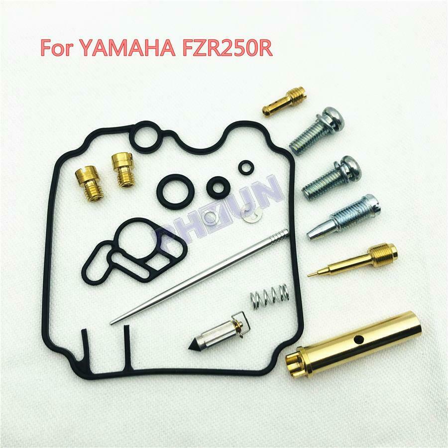 For YAMAHA FZR250R (3LN) Crystal Carburetor Rebuild Kit w/ 5CT9 needle Seal
