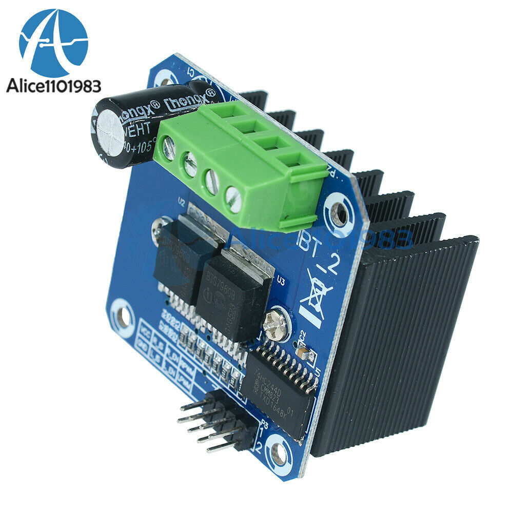 5PCS DC 43A Double BTS7960B Stepper Motor Driver H-Bridge PWM For Arduino DIY