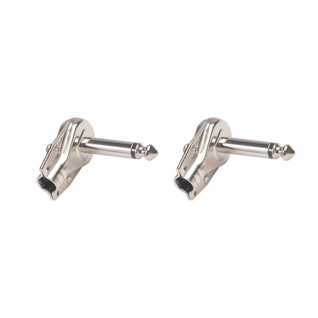 Diameter Guitar Effect Cable Plug Iron Right Angle Welding Plugs Guitar