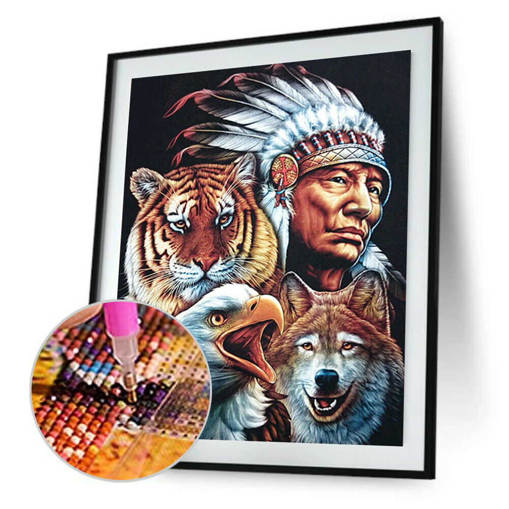 Animals 5D DIY Full Drill Diamond Painting Embroidery Cross Stitch Home Decor