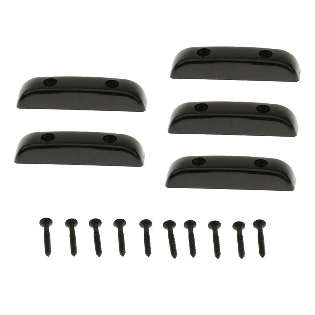 5 Pcs Metal Thumb Rest Tug Bar Finger Rest Pull For Bass Guitar Accessories
