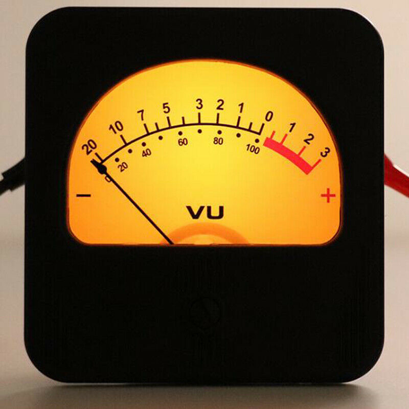 12-16V VU Level Meter With Backlight DB Tube Amplifier Meter Audio Volume Meter