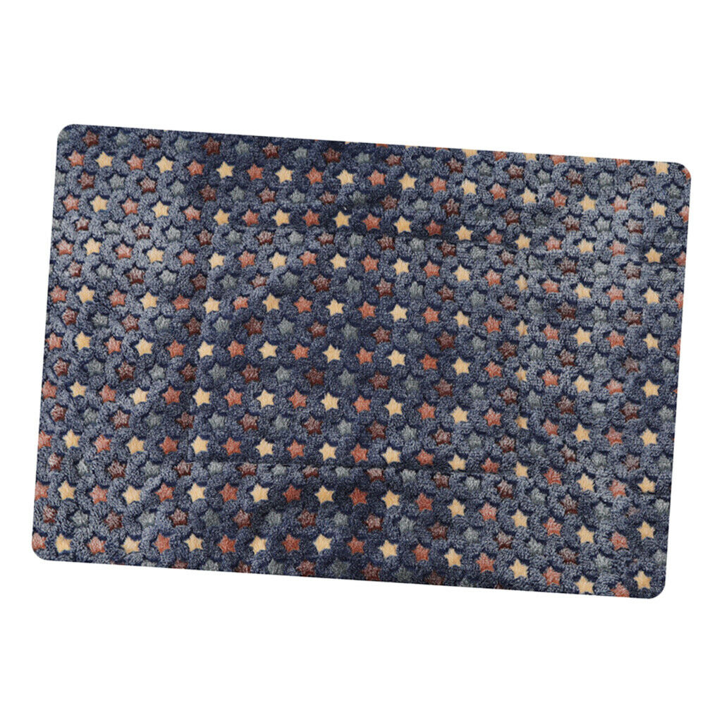 Flannel Dog Mat Nest Pet Cushion Puppy Sand Pad Pet Protector Pad Star Gray