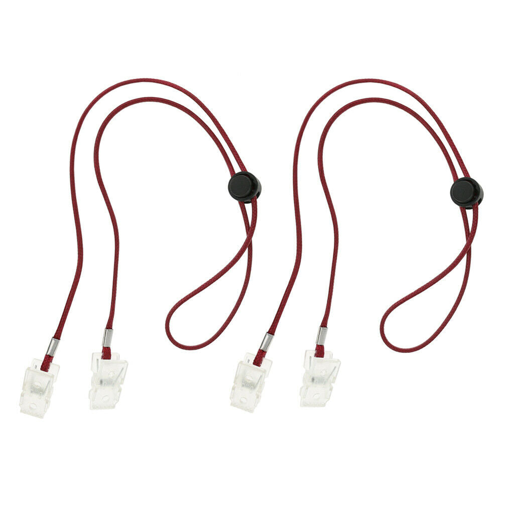 2 piece napkin clip bib towel adjustable cord food
