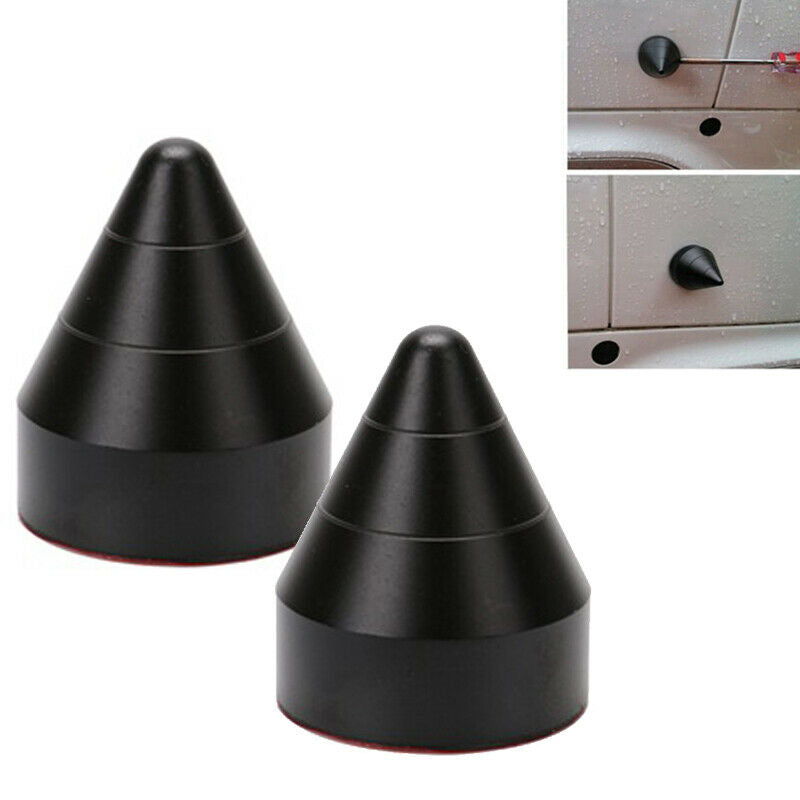 2X Universal Car SUV Rear Bumper Spike Guard Protector Anti Collision Nail Black
