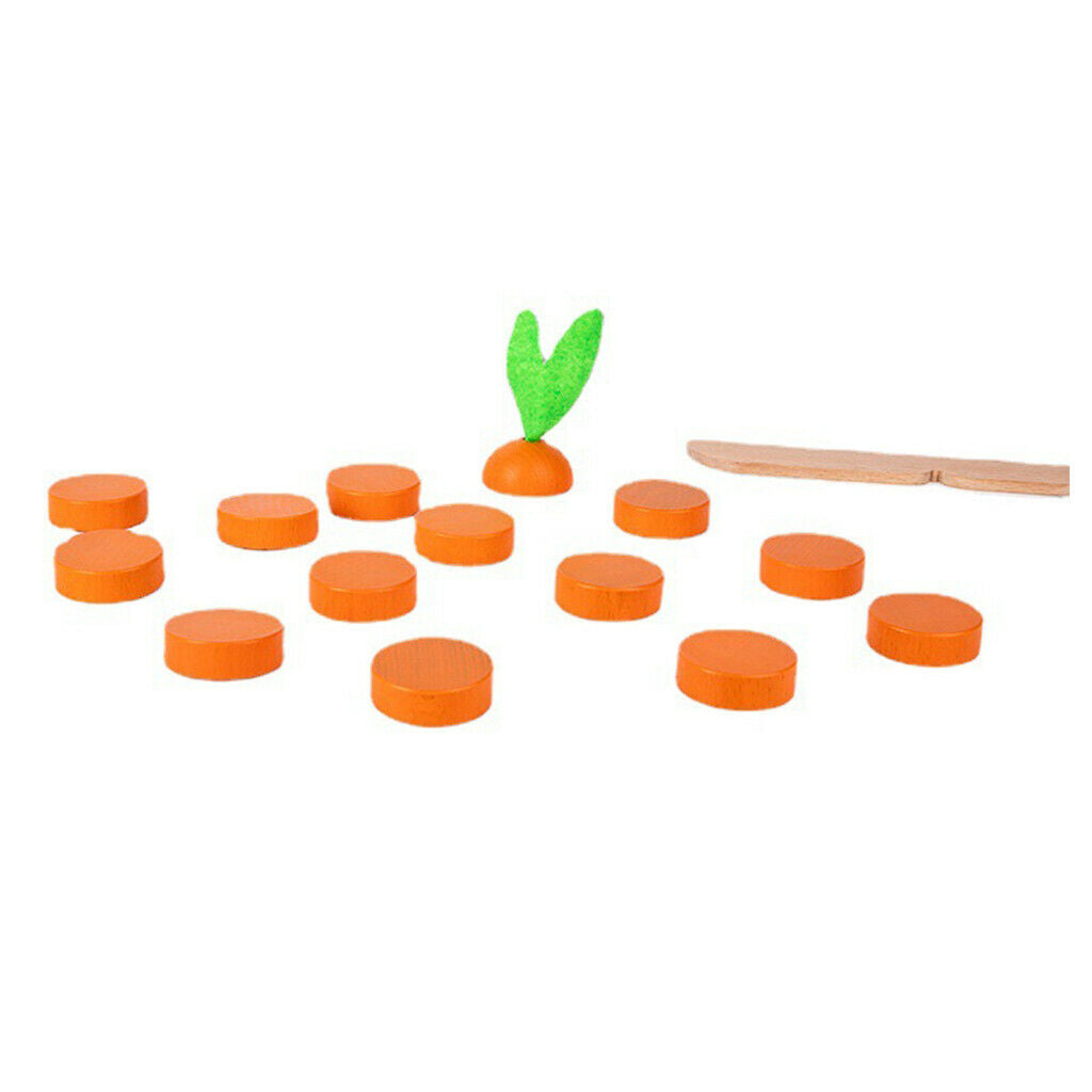 Wood Simulation Radish Early Learning Balancing Toys Gift for Boys Girls