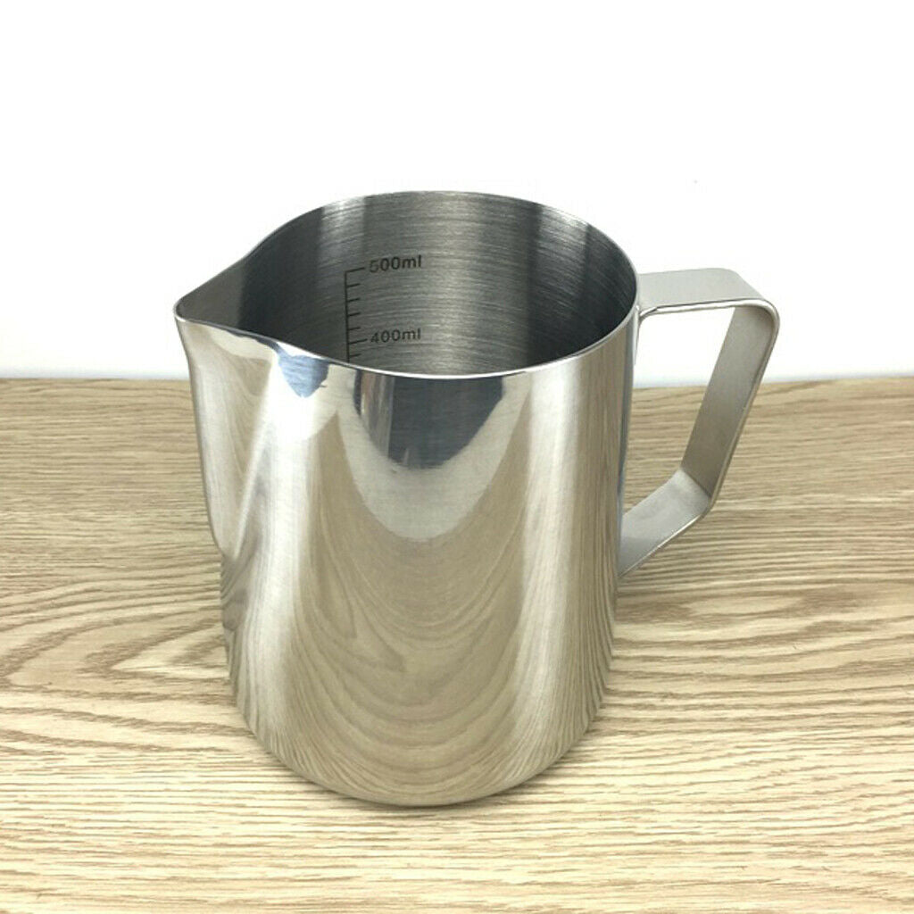 Set of 3 Milk Tea Coffee Jug with Scale Kitchen Utensil Milk Jug 600ml