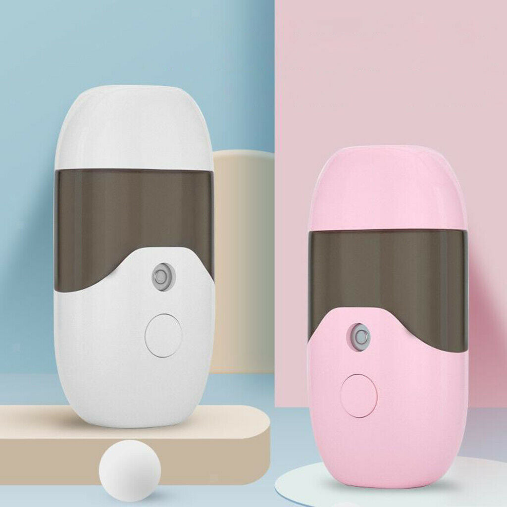 2Pcs Handy Rechargeable Facial Nano Sprayer Hydrating Skin Care Moisturizing