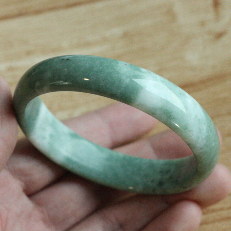 5pcs 62-60mm China Beautiful Fashion Female Natural Green JADE Bracelet Bangle