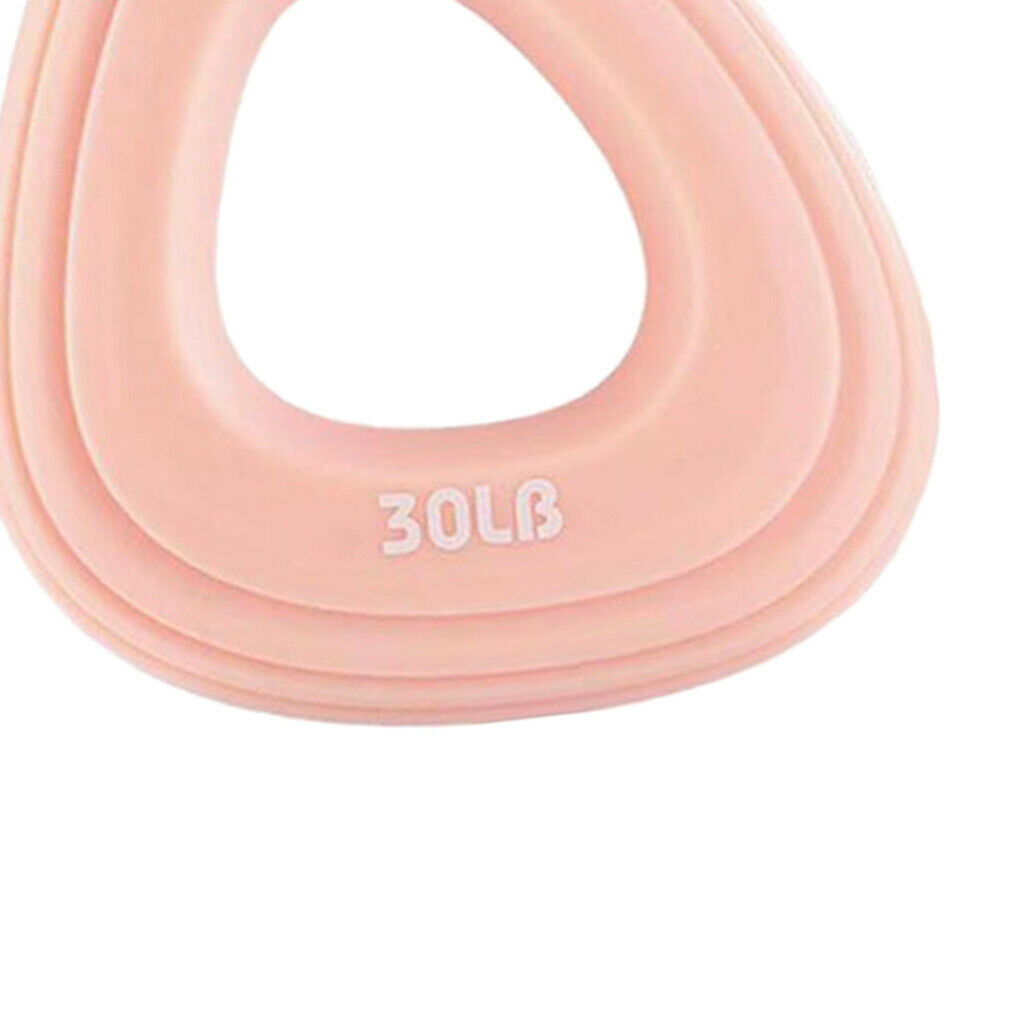 30LB Finger Forearm Wrist Gripper Ring Muscle Power Training Exerciser Pink
