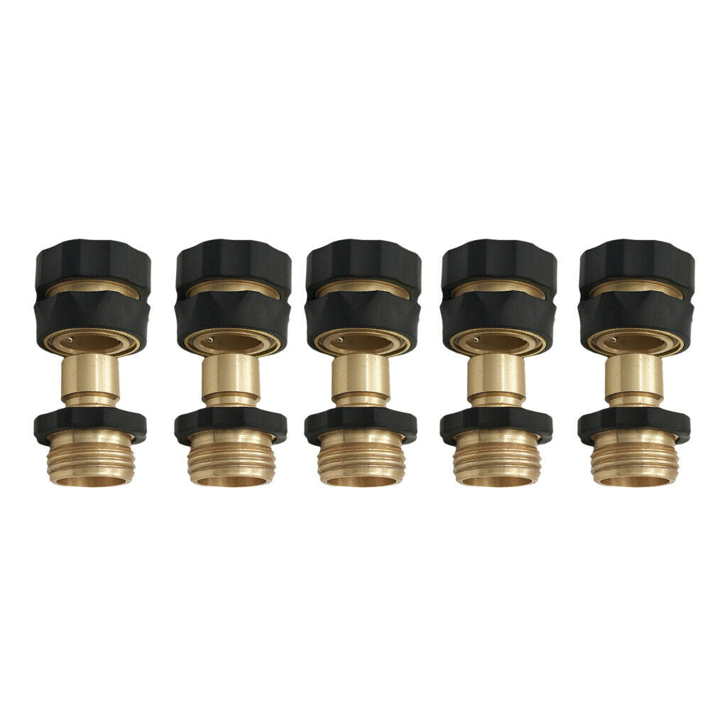 5pcs Hose Quick Connect Water Hose Connector Easy To Use And Reliable,