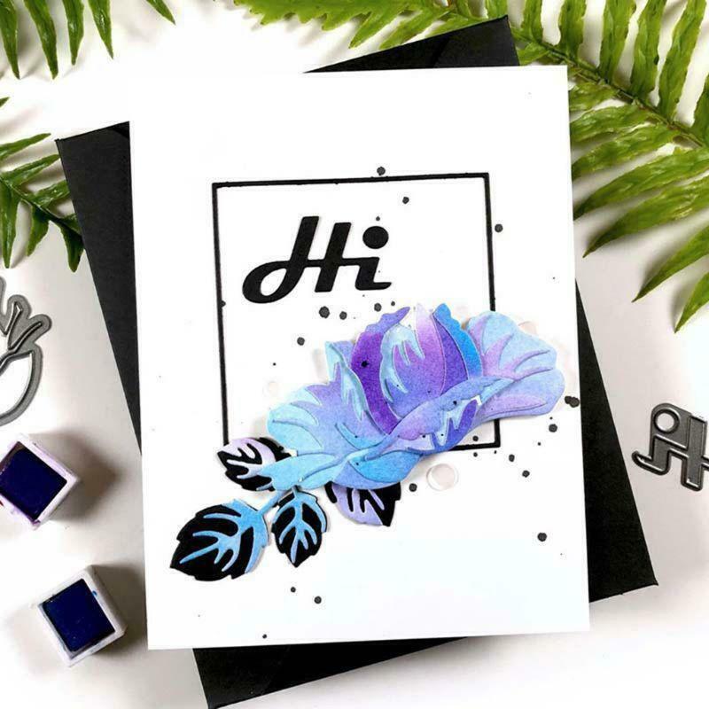 Wild Flower DIY Metal Cutting Dies Stencil Scrapbooking Album Paper Card Decor