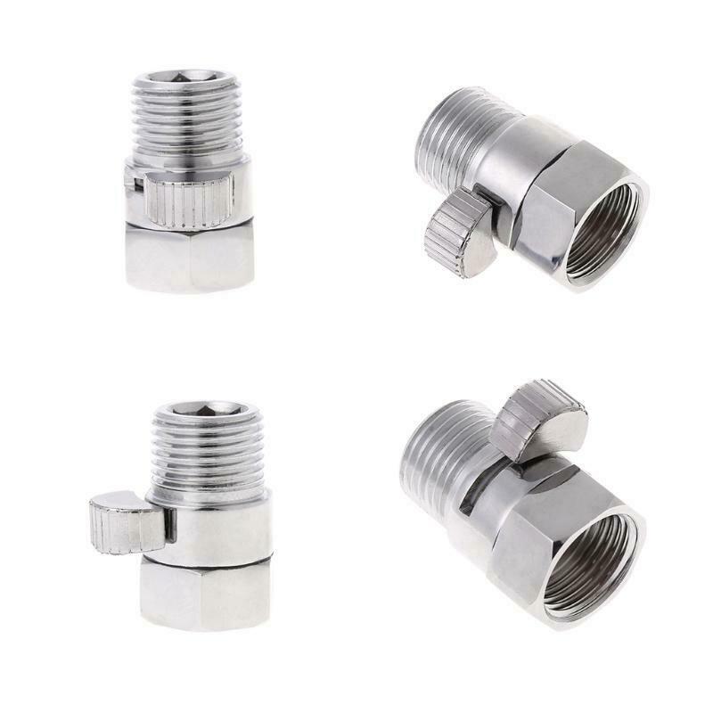 Full Brass G1/2" Flow Quick Control Shut-OFF Valve For Shower Head Hand Water