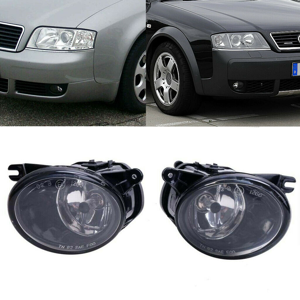 Front Fog Light Driving Lamp Left & Right w/ Bulb For Audi A6 C5 2002-2005 RS