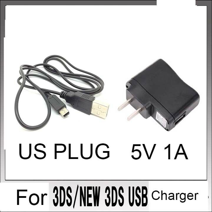 US POWER AC CHARGER CABLE  for Nintendo DSi NDSi DSiXL 3DS 3DSXL/LL NEW3DS /BX